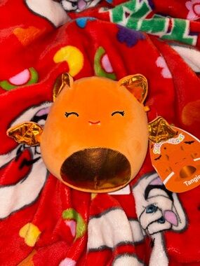 Tangle 5 inch orange bat Halloween squishmallow plush toy NEW QUICK SHIP